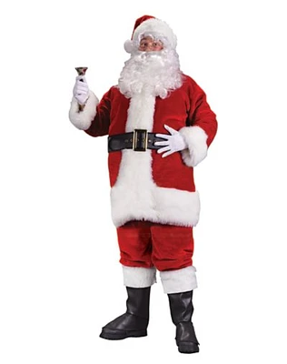 Adult Regency Plush Santa Suit Plus Size Costume