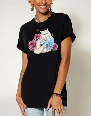 Scream Inside Your Heart Cat T Shirt- Jenny A La Mode