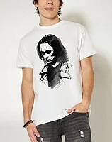 White Portrait T Shirt