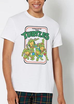 White Vintage TMNT T Shirt