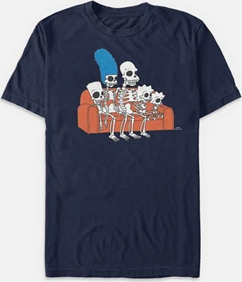 Simpsons Skeleton Family T Shirt
