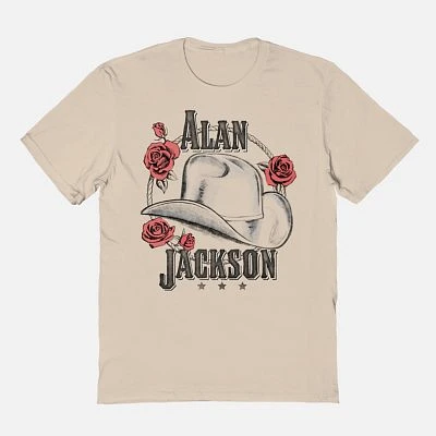 Alan Jackson Hat and Roses T Shirt - Alan Jackson