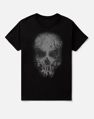Skull Graveyard T Shirt