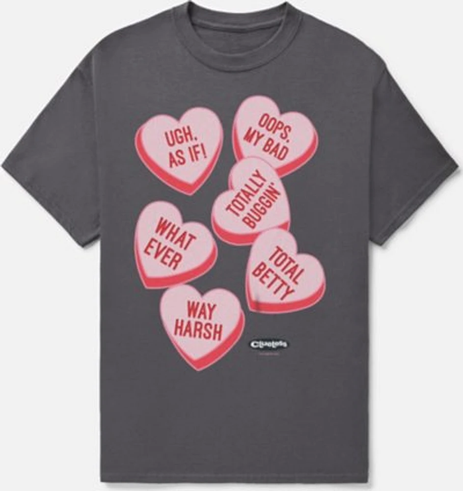 Clueless Candy Heart T Shirt