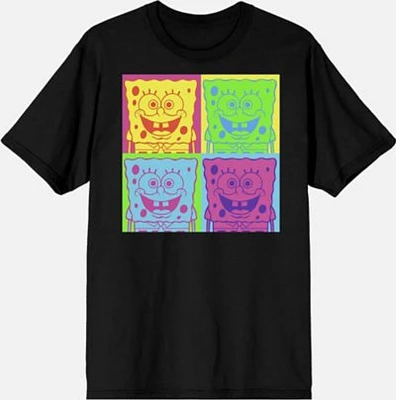 SpongeBob SquarePants Neon Squares T Shirt