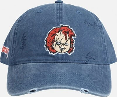 Distressed Blue Chucky Dad Hat