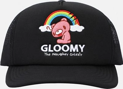 Black Gloomy Bear Trucker Hat