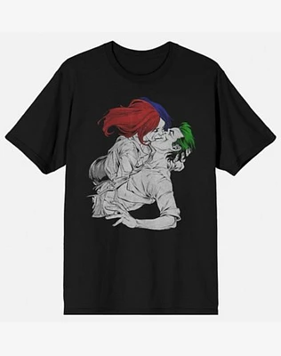 Harley Quinn and The Joker Kissing T Shirt