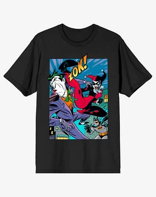 Harley Quinn and Joker Fight T Shirt