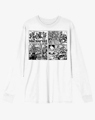 Comic Strip Long Sleeve T Shirt
