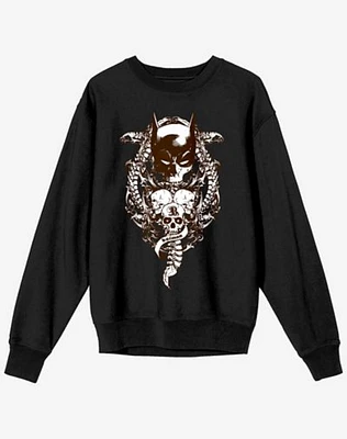 Batman Skull Mask Crewneck Sweatshirt