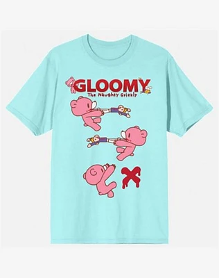 Blue Gloomy Bear 3 Steps T Shirt