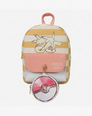Pikachu Mini Backpack with Pokball Pouch - Pokmon