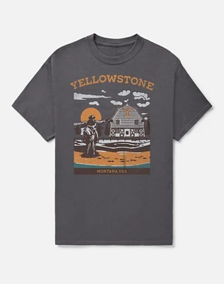 Gray Yellowstone T Shirt