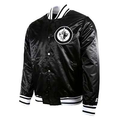 BLACK ICE SATIN JACKET