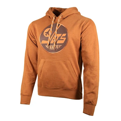 JETS GEAR BROWN LOGO HOODY