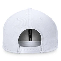 FLAT BRIM LOGO SNAPBACK WHITE