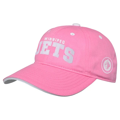 GIRLS PINK STR.ADJ.CAP