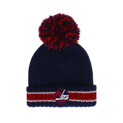 HEAVY KNIT ALT TOQUE - NAVY