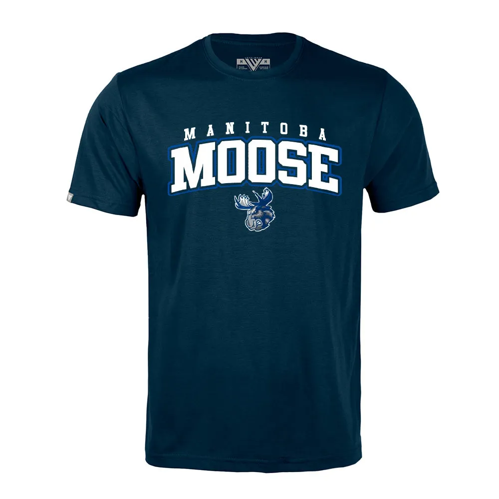 MOOSE TEAM ARCH T-SHIRT NAVY