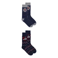 2 PACK MEN'S DRESS SOCKS NEW