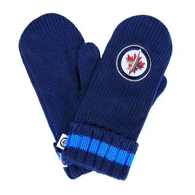 LOGO CHUNKY MITTS - NAVY