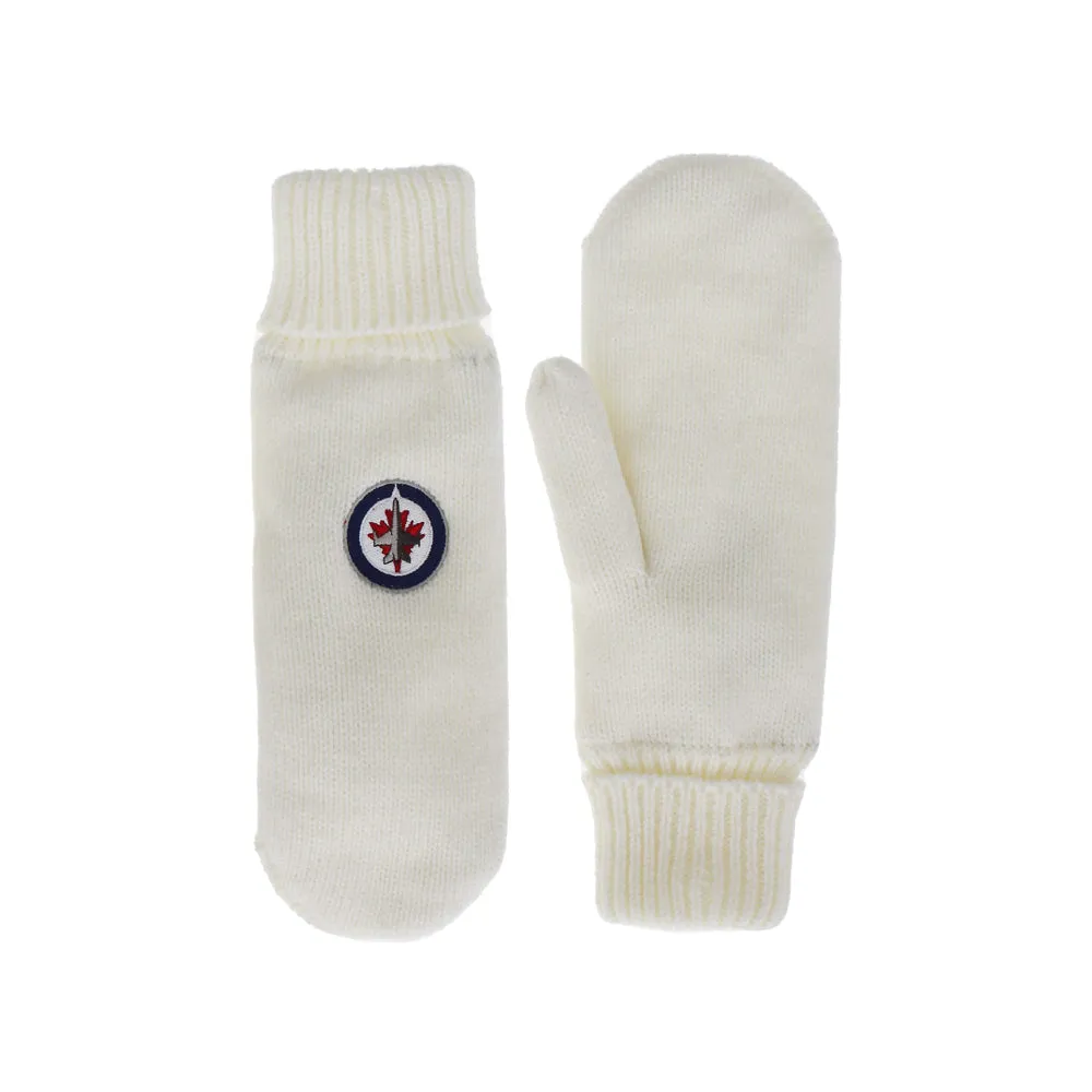 CABLE SET LOGO MITTS - NATURAL