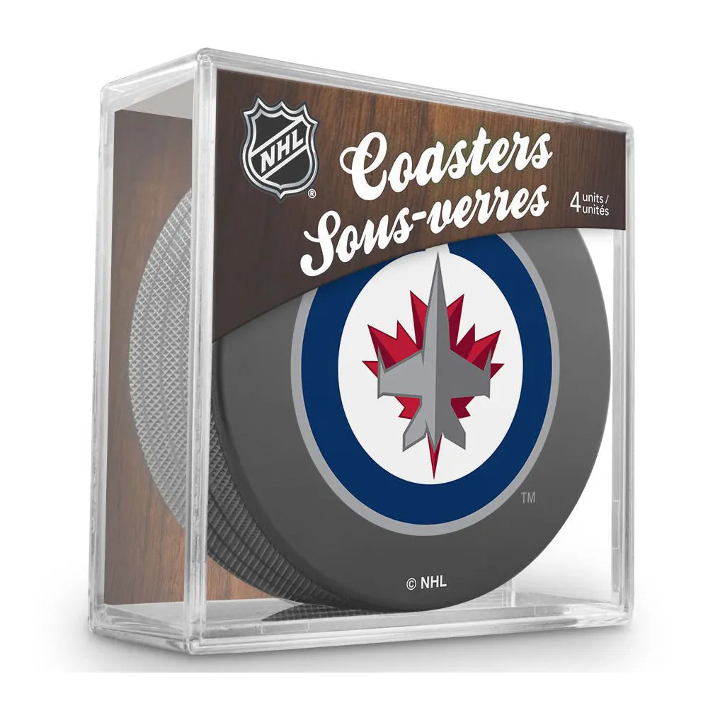 JETS PUCK COASTERS