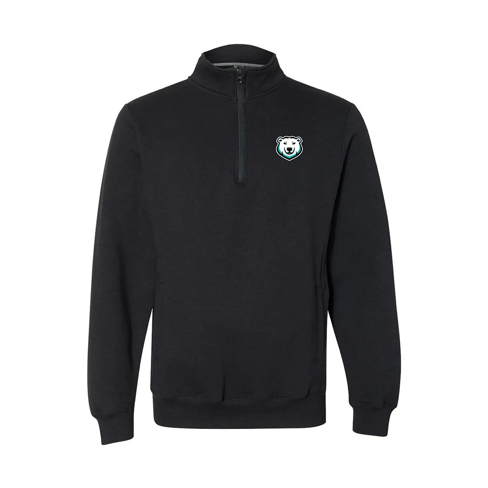 SEA BEARS 1/4 ZIP FLEECE BLACK