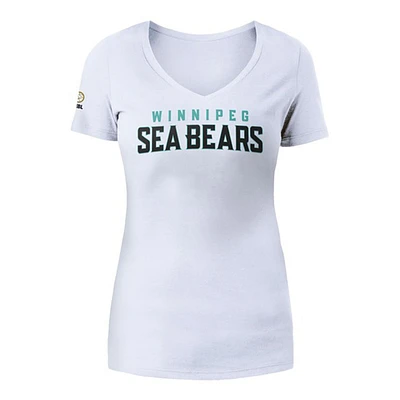 SEA BEARS WOMENS V-NECK WHITE