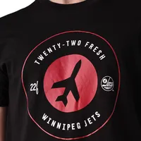 22FRESH ALT PLANE T-SHIRT BLACK