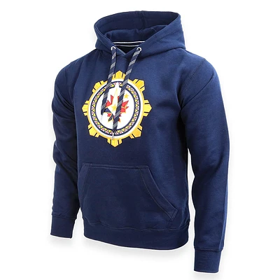 FILIPINO CREST HOODY NAVY