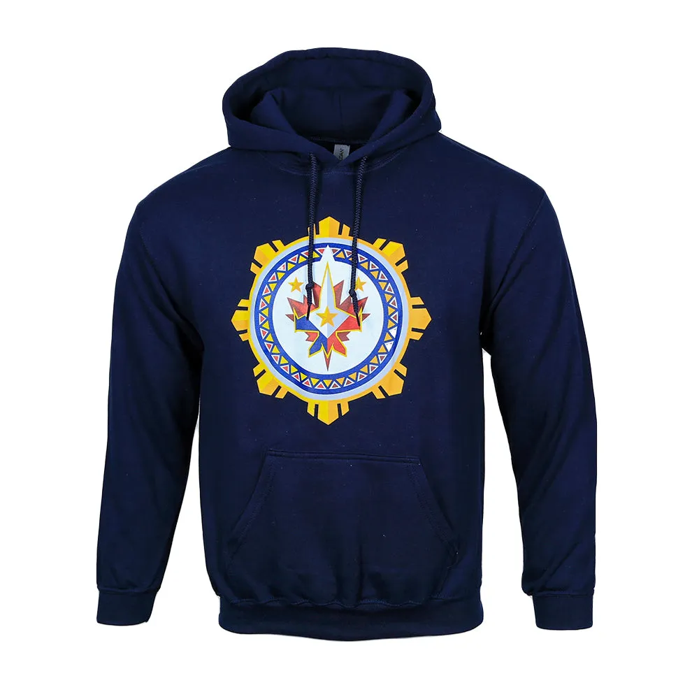 FILIPINO LOGO HOOD NAVY