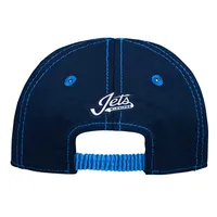 INFANT NAVY CHAINSTITCH CAP