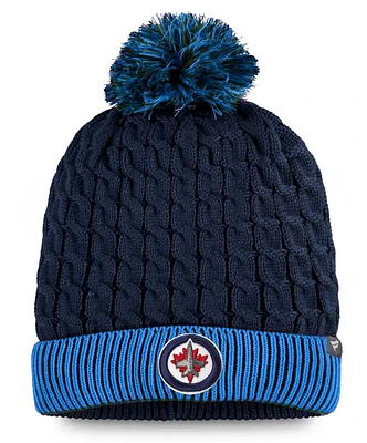 WOMEN'S ICONIC BEANIE W/POM