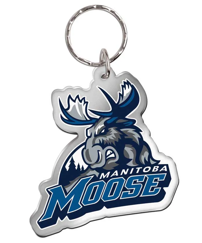 MOOSE METALLIC ACRYLIC KEYCHAIN