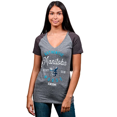 MOOSE WOMEN'S TRIBLEND TEE