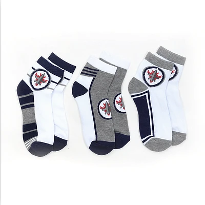 SOCKS - 3 PACK YOUTH QUARTER