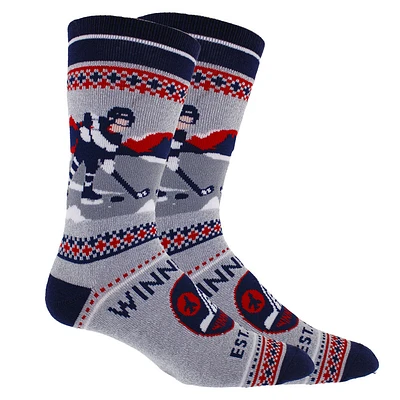 MEN'S SKATER TERRY CREW SOCKS