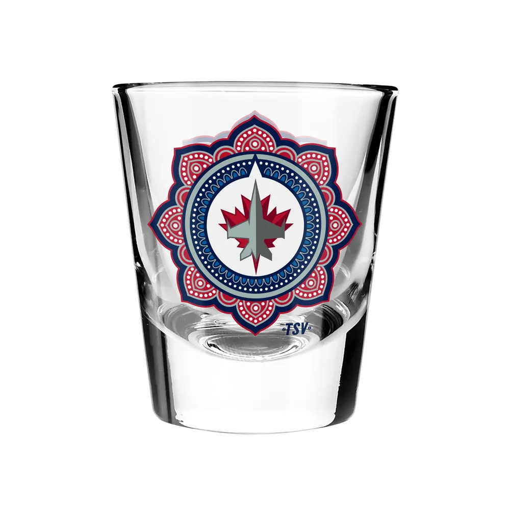 SOUTH ASIAN LOGO SHOT GLASS