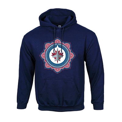 SOUTH ASIAN LOGO HOOD NAVY