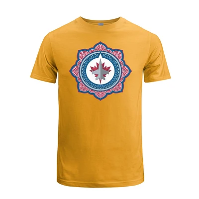 SOUTH ASIAN LOGO T-SHIRT GOLD