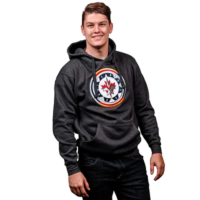 WASAC CREST HOODY CHARCOAL