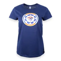 WASAC WOMEN'S CREW TEE - NAVY