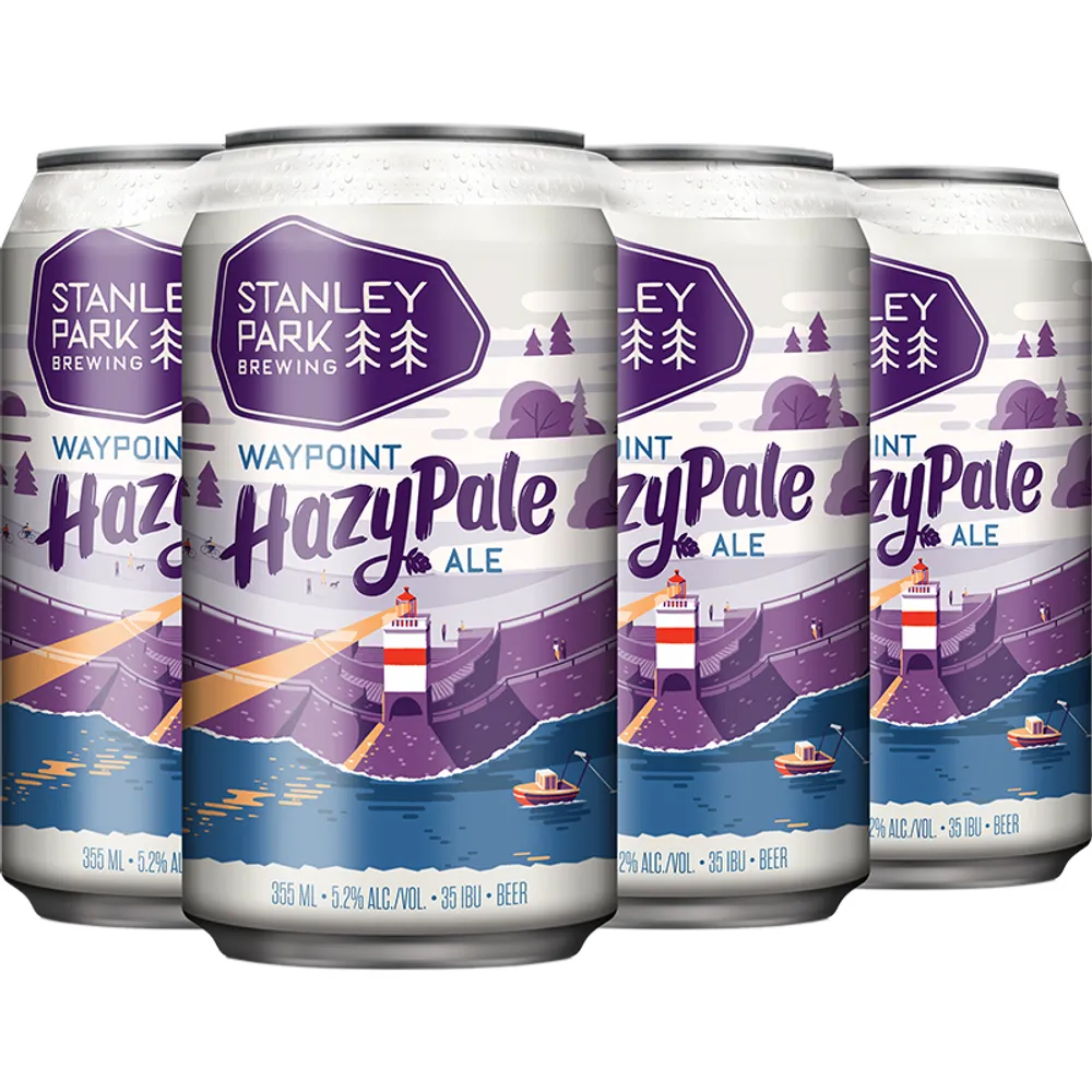 BCLIQUOR Stanley Park Brewing - Waypoint Hazy Pale Ale Can