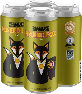BCLIQUOR Main Street Brewing Company - Naked Fox Ipa Tall Can