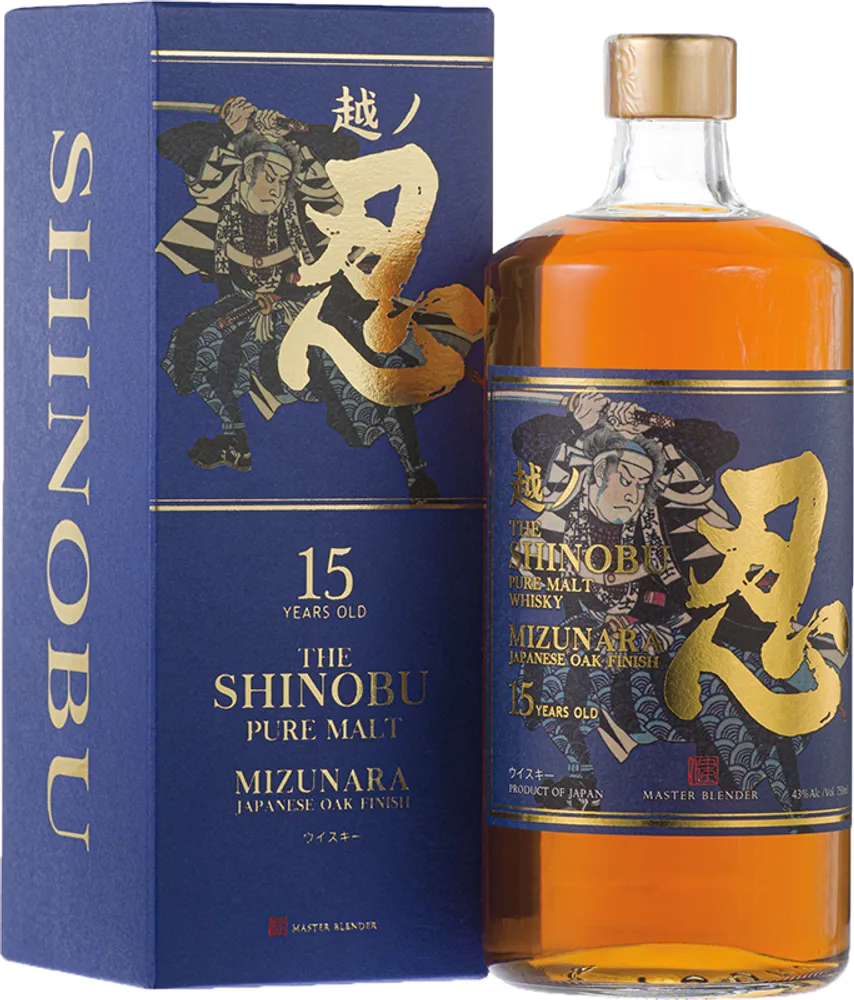 BCLIQUOR Shinobu 15 Year Old Japanese Pure Malt Whisky