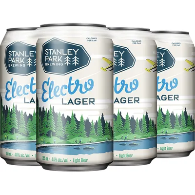 BCLIQUOR Stanley Park Brewing - Electro Lager Can