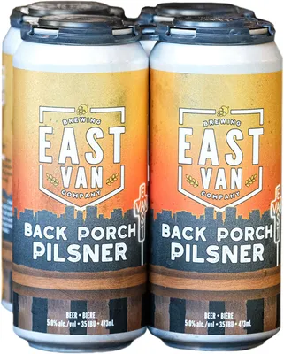 BCLIQUOR East Van Brewing - Back Porch Pilsner Tall Can