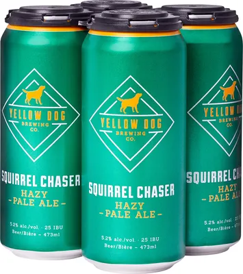 BCLIQUOR Yellow Dog Brewing - Squirrel Chaser Hazy Pale Ale Can